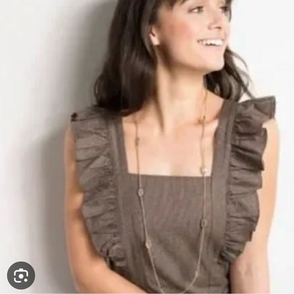 Kendra Scott Kellie Slate Cat’s Eye with Gold necklace - Picture 5 of 6